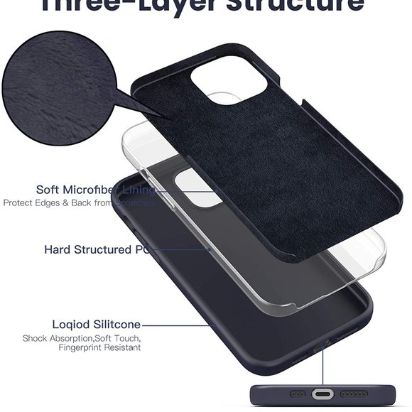 Silicone Case for iPhone 12 & iPhone 12 Pro - Picture 2 of 7